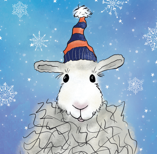 MND Sheep Christmas Card