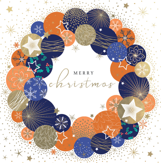 MND Wreath Christmas Card