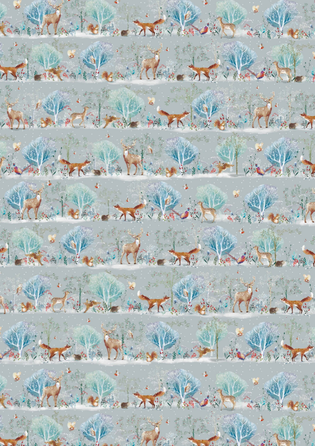 Christmas Wildlife Gift Wrap