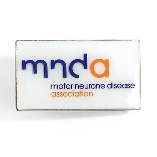 MND Association Logo Pin badge – White