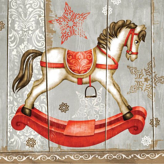 Rocking Horse Christmas Card